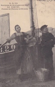 alte AK Ansichtskarte LE PORTEL Fischerfrau Mousse Ed Stevenard - Bild 1 von 1