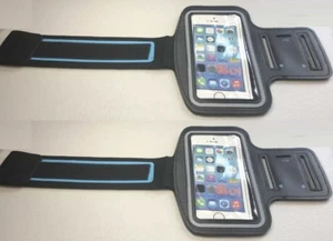 2-for-1 Mobile Cel Phone Armband - Runners Cyclist - iPhone 4 4s 5 5s Samsung s4 - Picture 1 of 1