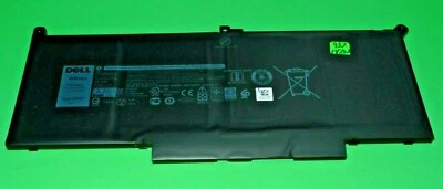 Genuine Dell Latitude 7480 7490 60Wh 4-Cell Laptop Battery DM3WC F3YGT - Image 1 of 3