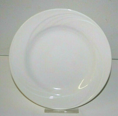 Platos de almuerzo Arcoroc Cypress 9 1/2" 26927 marfil borde redondo remolino nuevo C1071 Foto 1 de 4