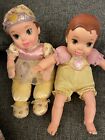 2 My First Disney Princess Baby Belle Doll Tollytots Vintage Chip Cup Plush