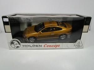 1.43 BIANTE AUTOART HOLDEN COUPE CONCEPT CAR MONARO CV8 METALLIC MUSTARD LTD ED 1.43 BIANTE AUTOART HOLDEN COUPE CONCEPT CAR MONARO CV8 METALLIC MUSTARD LTD ED