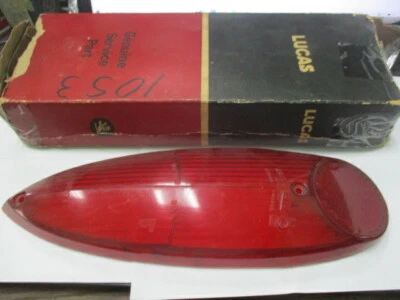 Lente de lámpara trasera Austin Taxi FX4, MG1100, Wolseley 1300 NOS Lucas 54579188, L815 Foto 1 de 4