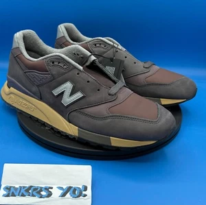 Stone Island x New Balance 998 Hecho en EE. UU. Raso Gommato (U998PR) Talla 11.5 - Imagen 1 de 8