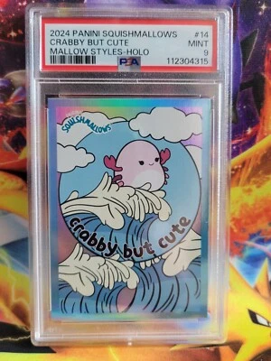 Squishmallows Crabby but Cute #14 Holo 2024 Panini Graded Card PSA 9 - Image 1 of 2
