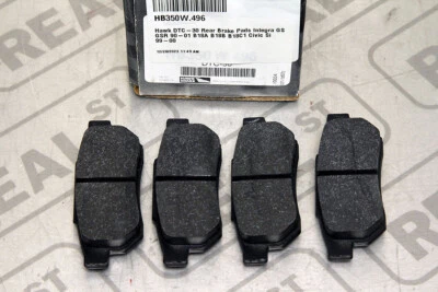Hawk DTC-30 Rear Brake Pads Integra GS GSR 90-01 B18A B18B B18C1 Civic Si 99-00 - Image 1 of 4