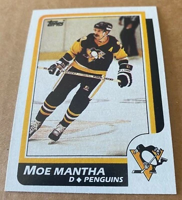 1986-87 TOPPS Card #45 MOE MANTHA  NM-MT  - Image 1 of 2
