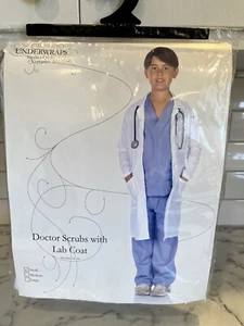 Doctor Scrubs With Lab Coat Child Costume -Small - Picture 1 of 2