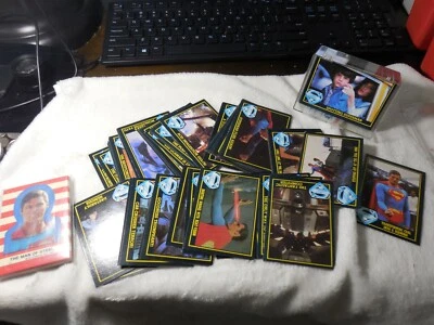 TOPPS 1983 VINTAGE SUPERMAN 3 SET OF 99 CARDS WITH STICKERS - Image 1 of 4