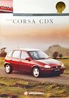 Vauxhall Corsa CDX Brochure 1995