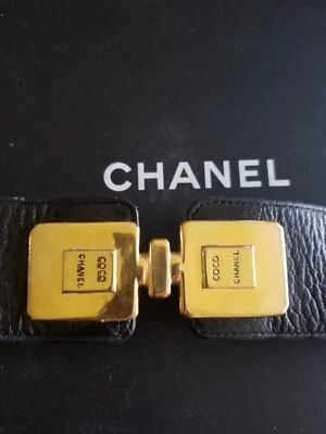 Cinturón Botella Perfume Chanel Coco Vintage Años 80 Pequeño Foto 1 de 4