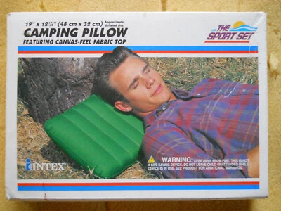 Vintage 2004 Intex Inflatable Camping Pillow The Sport Set NEW! - Image 1 of 4