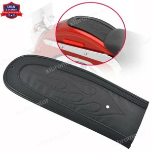 Guardabarros trasero negro llama asiento individual apto para Harley Dyna Street Bob 06-17 - Imagen 1 de 11
