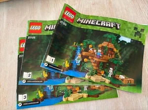 ONLY instructions Lego 21125 Minecraft The Jungle Tree House; no bricks/parts - Picture 1 of 1