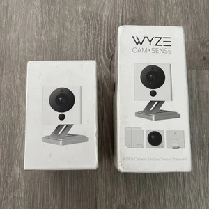 Wyze Cam V2 1080P Camera & Smart Home Sensor Starter Kit + Extra Cam Open Box - Picture 1 of 19