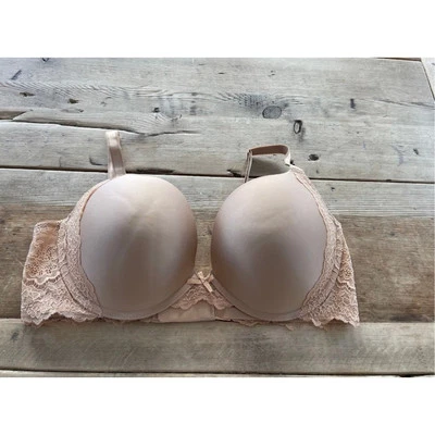 Reggiseno push up Victoria's Secret praline beige 34B Dream Angels VS - Immagine 1 di 2