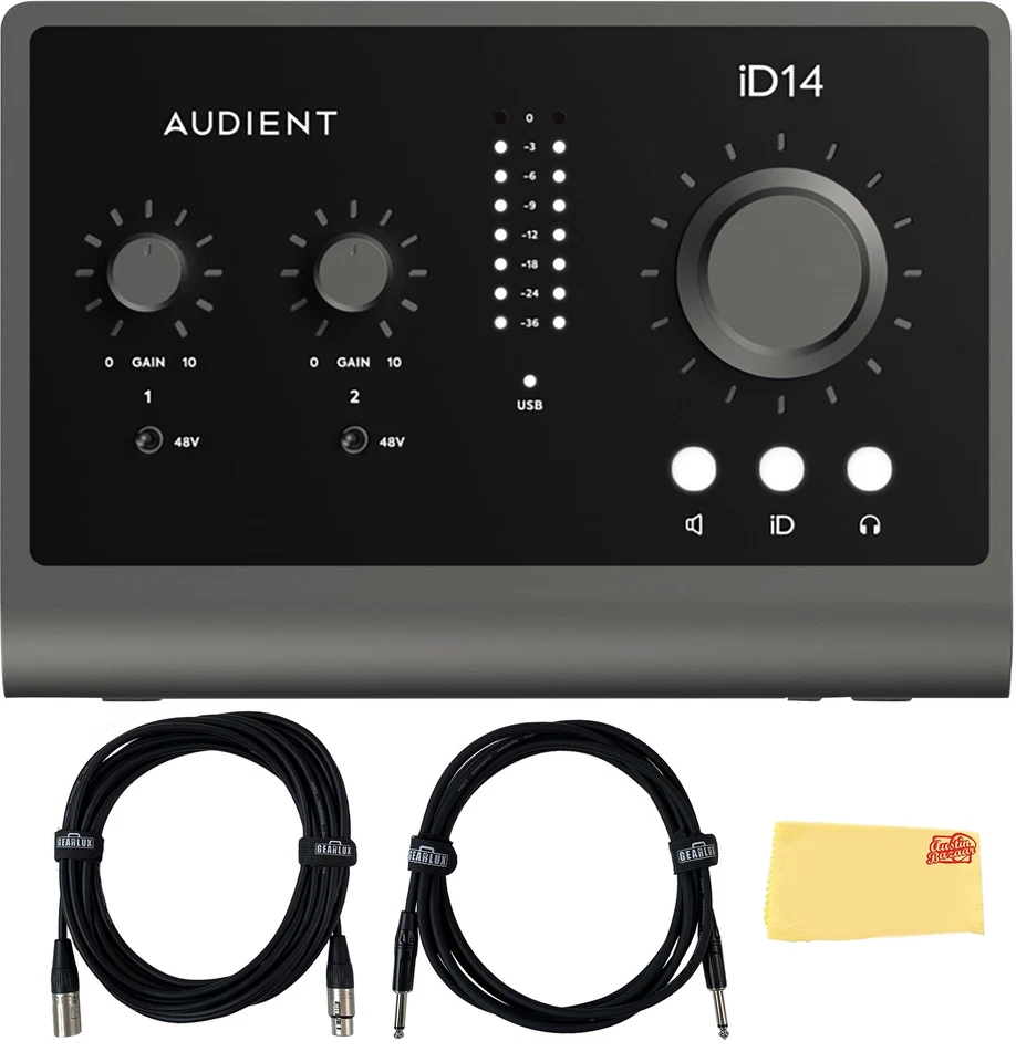 Interfaz de audio Audient iD14-MkII 10 entradas y 6 salidas con 2 cables Foto 1 de 4