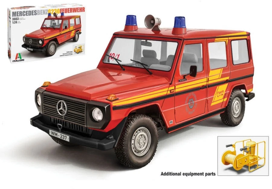 MERCEDES G230 FEUERWHER KIT 1:24 - Immagine 1 di 1