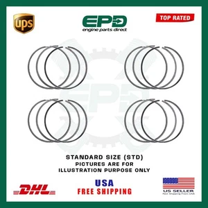 Piston Rings Set x4 for BMW N43 N45 N46 116i 120i 316i 2.0L 16v Petrol Engine - Picture 1 of 1
