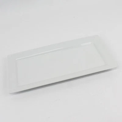 Cordon Bleu BIA White Serving Rectangle Tray 14.25" Dishwasher Safe - Image 1 of 4