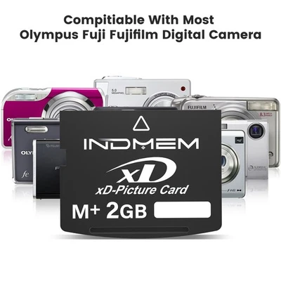 2GB xD-Picture Card  M+ 3D Flash Memory Card for Olympus Fujifilm Digital Camera - Image 1 of 4