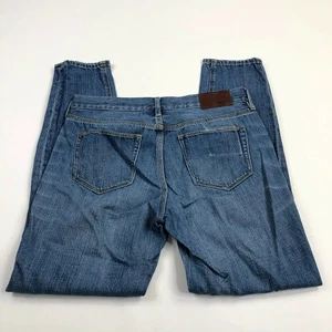 Madewell Boyjean 24 Tag (Actual 30W 27.5L) Distressed Denim Slim Jeans - Picture 1 of 8