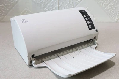 Fujitsu FI-7030 Office Color Duplex Scanner w/Accessories working 2017 Good JP - Image 1 of 4