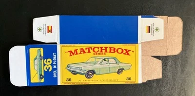 Matchbox #36 Opel Diplomat ‘64-‘69 Type E Repro Box  - Image 1 of 2