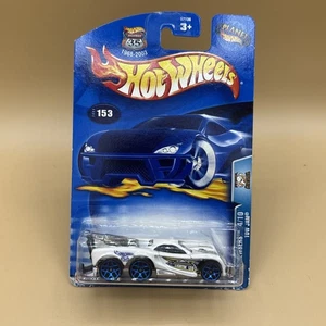 2003 Hot Wheels #153 Work Crewsers 4/10 TOW JAM White w/Blue 5Y Spoke Wheels - Picture 1 of 6