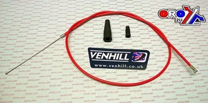CABLE THROTTLE 73-82 MAICO RD, VENHILL M01-4-002-RD RED - Picture 1 of 2