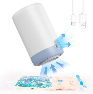 【USB Type-C Charging】 Cordless Electric Pump for Vacuum Storage Bags, 1500Mah Va - Picture 1 of 12