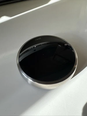 Google Nest Learning Thermostat 3rd Gen – A0013 – Stainless Steel - Tested/Works - Image 1 of 3