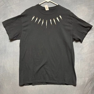 Black Panther Promotional Shirt Double Sided Mens Medium Necklace Print Album 2 - Picture 1 of 9