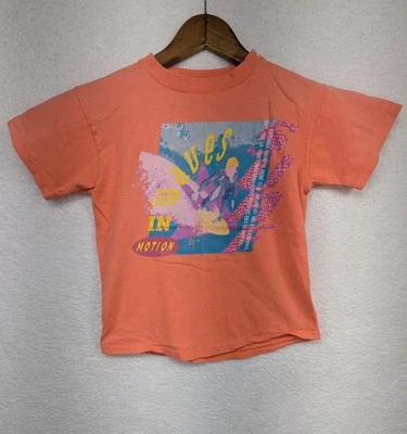 Vintage Kids Gap Toddler Salmon Graphic Tee Made In USA M - Image 1 of 4