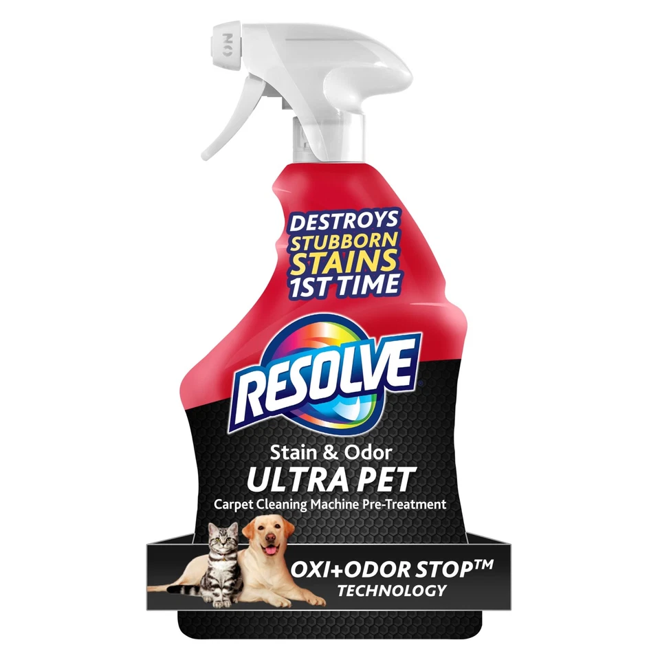 Resolve Ultra Pet Stain & Odor Remover 32oz 2-pack