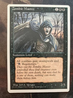 *** 4TH EDITION Zombie Master - EX-NM *** DUTY FREE MtG Magic - Image 1 of 2
