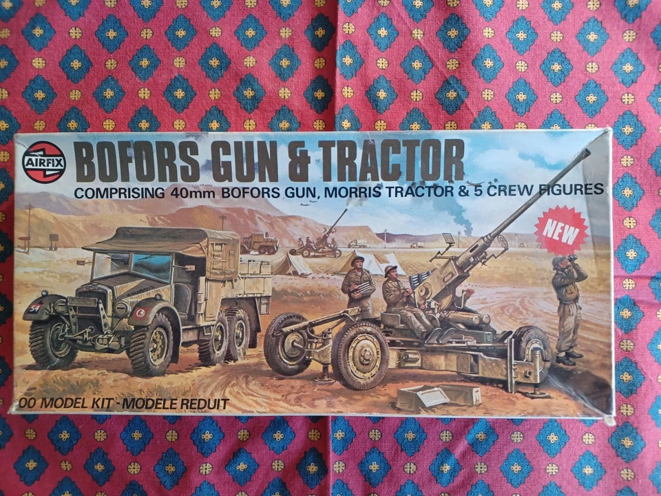 AIRFIX 2314 - Bofors gun and Tractor - 1990 - plastic kit scala  1:72 - Immagine 1 di 1