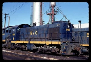 (W) ORIG TRAIN SLIDE-BALTIMORE & OHIO (B&O) 9181 ROSTER - Picture 1 of 1