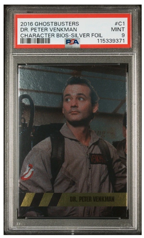 Bill Murray / Dr. Venkman Ghostbusters Cryptozoic SILVER Foil - Image 1 of 4