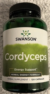 Extracto de micelio hongo Swanson Cordyceps - Apoyo energético 600 mg 120 cápsulas Foto 1 de 2