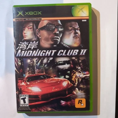 Midnight Club II 2 (Microsoft Xbox, 2003) Complete With Manual - Image 1 of 4