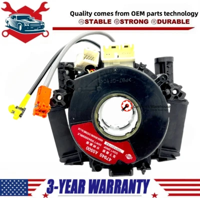 47945-AS500 Clock spring steering angle sensor Fit For 2003-2017 NISSAN INFINITI Foto 1 de 4