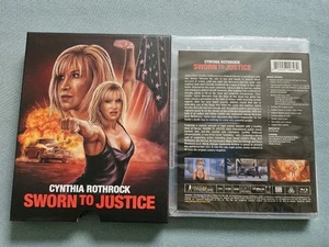 Sworn To Justice (Blu-ray, Vinegar Syndrome VSA # 4289 w/SLIPCASE + POSTER,OOP) - Picture 1 of 2