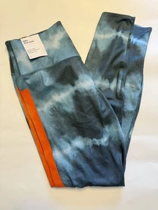 Nike Training Leggings Womens Medium Dri FIT One Luxe Mid Rise Ash Green Printed - Picture 1 of 6