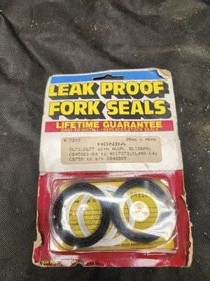 Sellos de horquilla a prueba de fugas Honda CB/CL450/750/CL72/77 #7213 nuevos Foto 1 de 4
