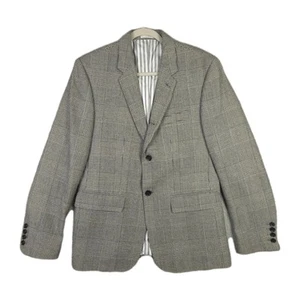 Club Monaco RECENT Glen Plaid Check Sport Coat 3/2 Roll Dual Vented 40R Slim Fit - Picture 1 of 23