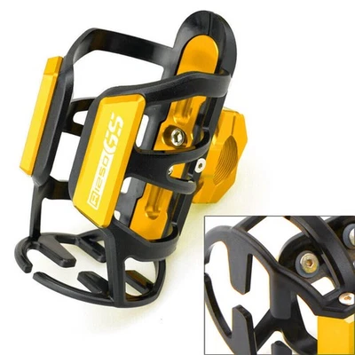 Soporte para taza de agua de bebidas dorado para BMW R1250GS R1200GS ADV LC Foto 1 de 4