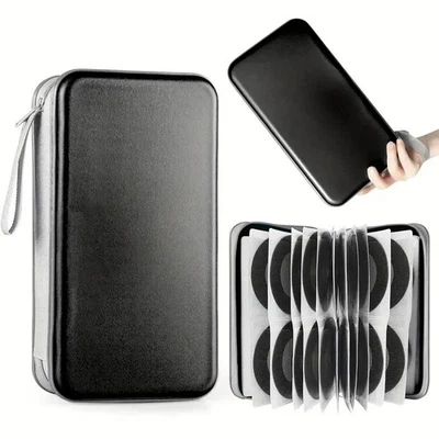 96 Disco CD Estuche Soporte Almacenamiento DVD Portátil Cartera Bolsa Organizador Plástico Duro EE. UU. Foto 1 de 4