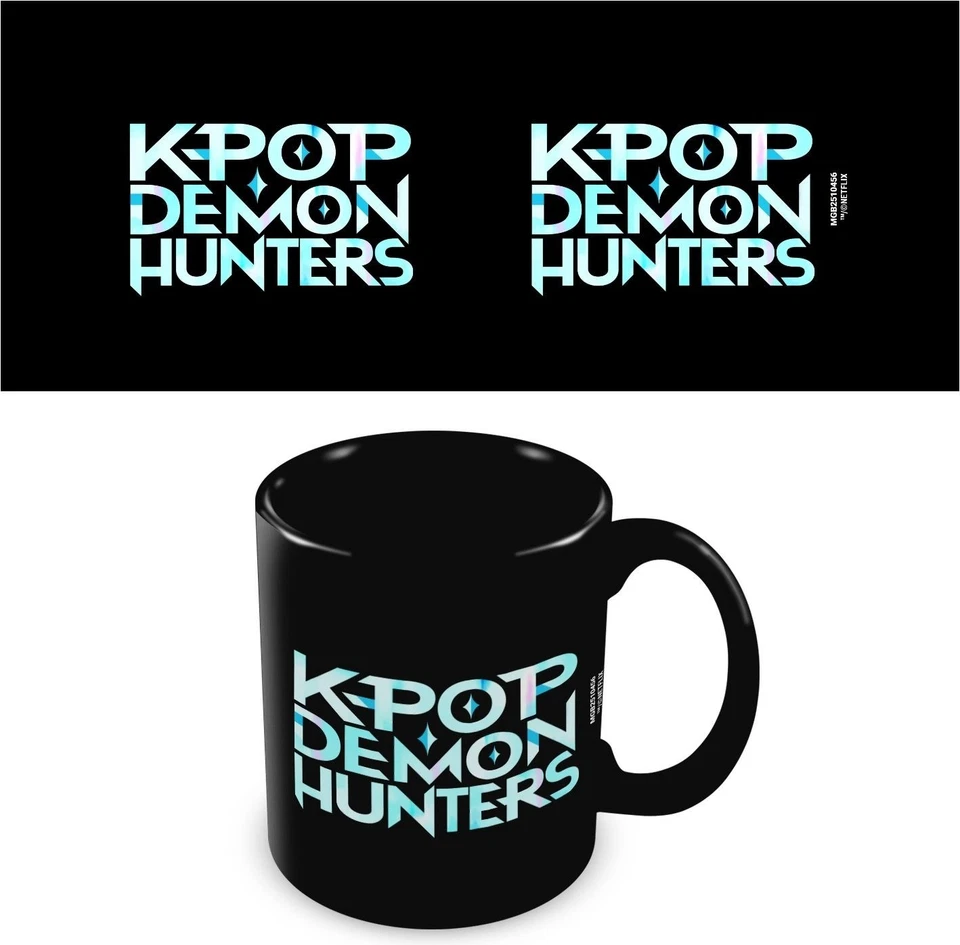 Gadget - K-Pop Demon Hunters: Key Art Logo Black Pod (Mug / Tazza) - Pyramid - Immagine 1 di 1