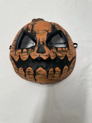 NUEVA Máscara de Calabaza, Halloween Naranja y Negro Talla Única para la mayoría  Foto 1 de 2